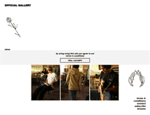 Tablet Screenshot of officialgallery.net